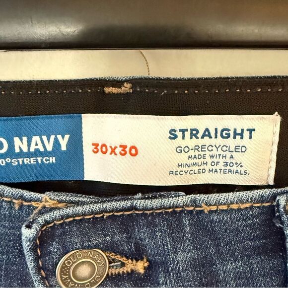 Men’s Old Navy 360 Stretch Denim Straight Leg‎ Jeans in Medium Wash - Picture 12 of 12